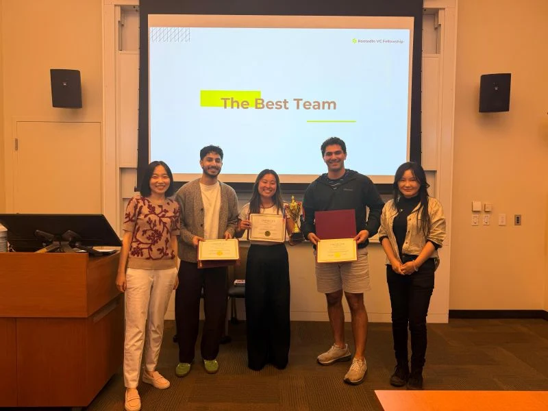 Best Team award presentation at RootedIn's 2026 graduation